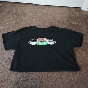 Cafe from tv show "friends" crop top